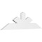 Ekena Millwork Saratoga Architectural Grade PVC Gable Bracket, 60"W x 17 1/2"H x 2"D x 6"F, 7/12 Pitch GBP060X18X0206SAR00 - alternate 1